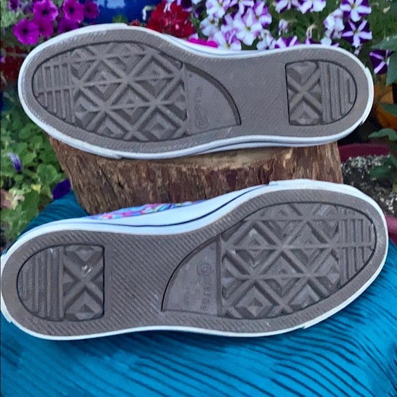 Psychedelic / Hippy Chick Converse Sz 7 - Picture 10 of 16